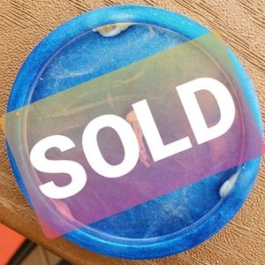 Gorgeous Tropical Jellyfish Handmade Coaster Dish